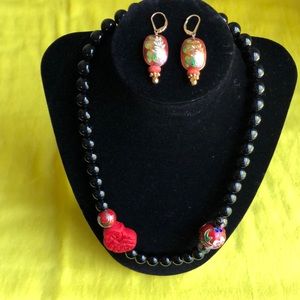 Ross Simons  necklace with matching earrings